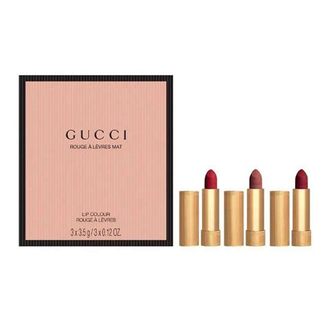 2 piece gucci set|Gucci lipstick gift set.